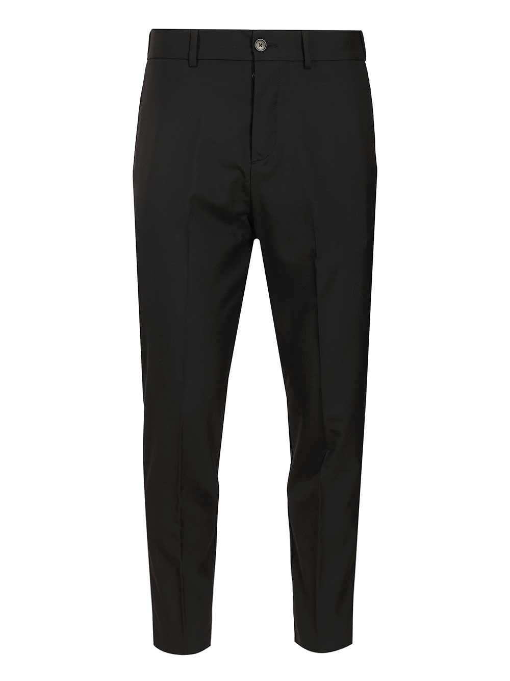 Grifoni Wool Trousers - Black | a313f2862732064c644dd368ef931cbfa6705bd8