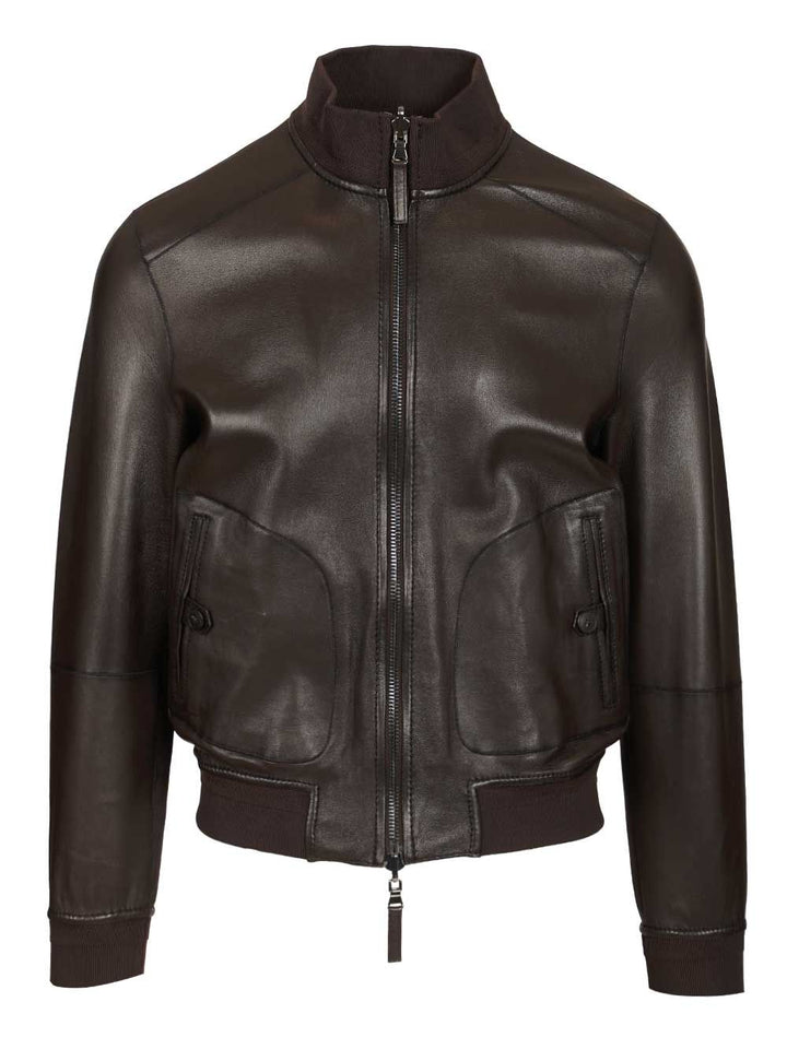 Al Duca D'Aosta Reversible Bomber Jacket Jackets - Brown | 2d32b5568bdc008d3cfe659b9da23f01645eae27