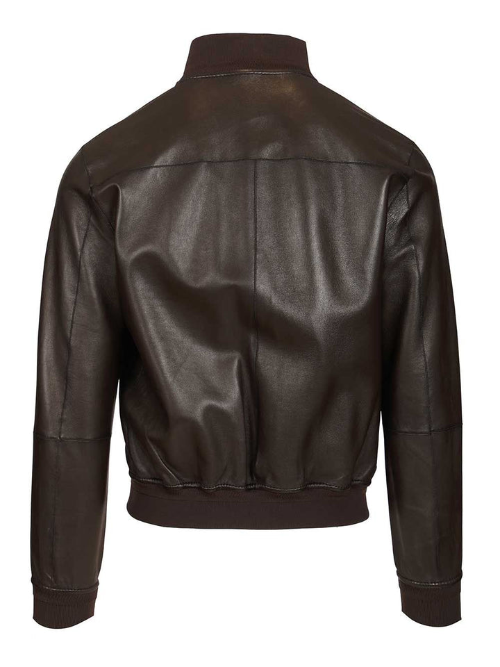 Al Duca D'Aosta Reversible Bomber Jacket Jackets - Brown | 8877c7a942280f8b10fca548a18c73178032d5f5