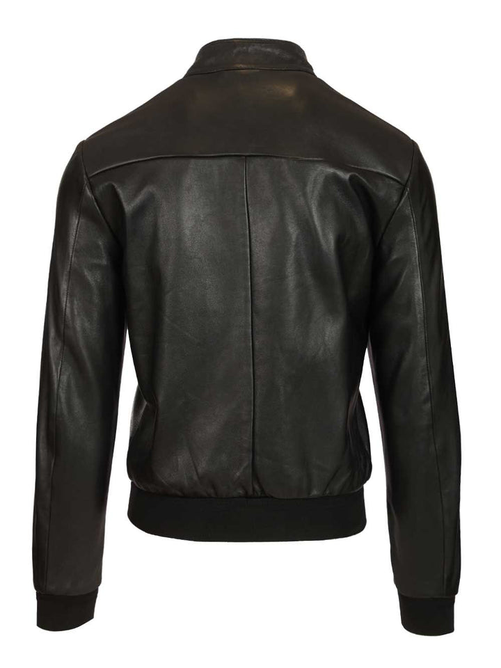 Al Duca D'Aosta Leather Biker Jacket Jackets - Black | b259d07a2f1ffdbb3c5520aa742a37323d3c9a0f