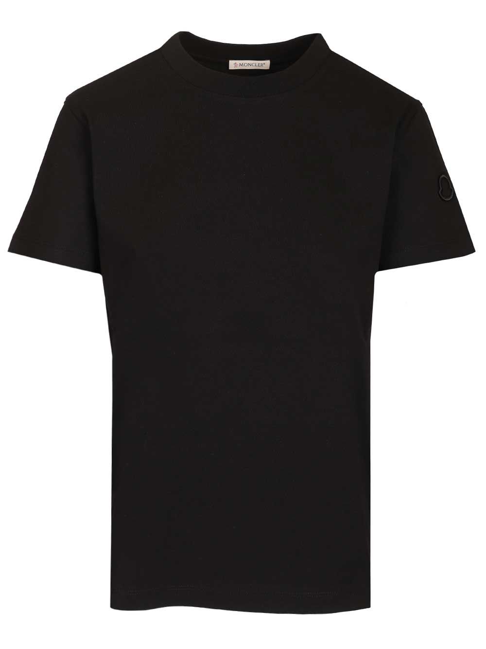 Moncler Cotton T-Shirt - Black | 153ee0c77f9c3bdb95a9896c6e9b6c16b8ab774e