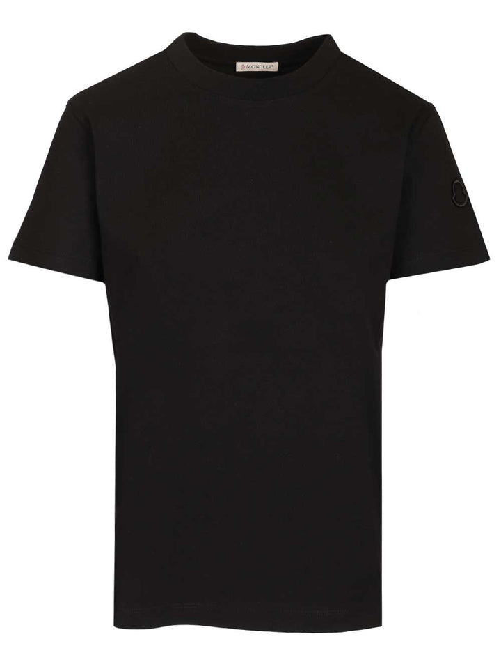 Moncler Cotton T-Shirt - Black | 153ee0c77f9c3bdb95a9896c6e9b6c16b8ab774e