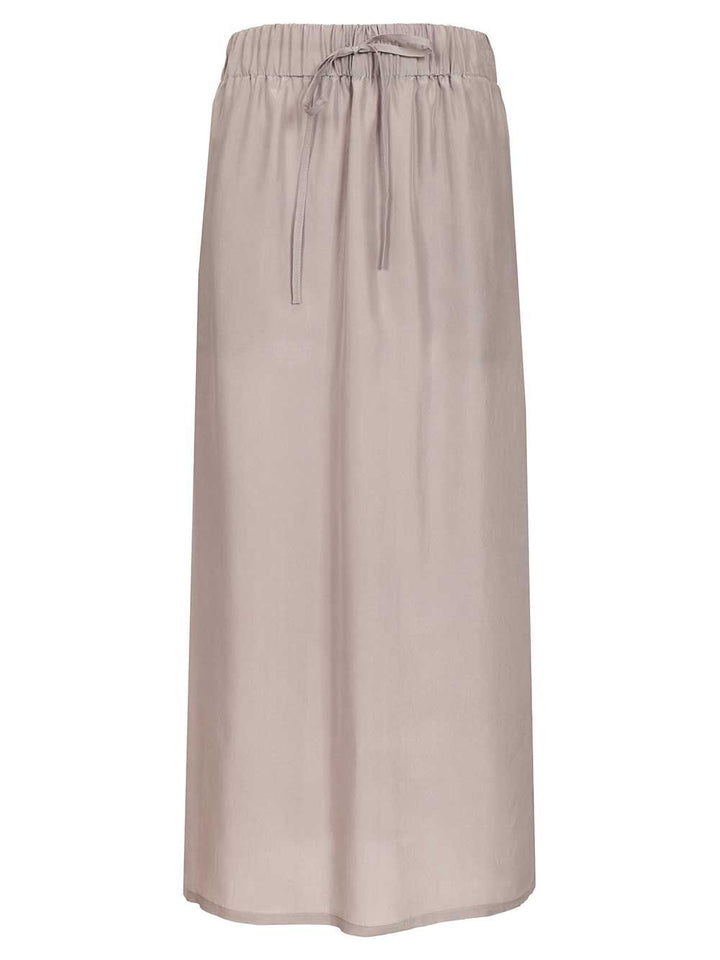 Grifoni Silk Skirt Skirts - Grey | acf3cd91e6f34ac0674081b8ea18e04a1411363b
