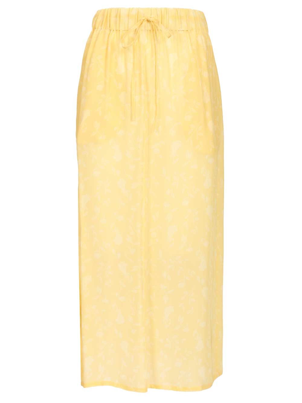 Grifoni Floral Skirt Skirts - Yellow | 9754e6a60c435d7e887e1552710215495dbd20bf