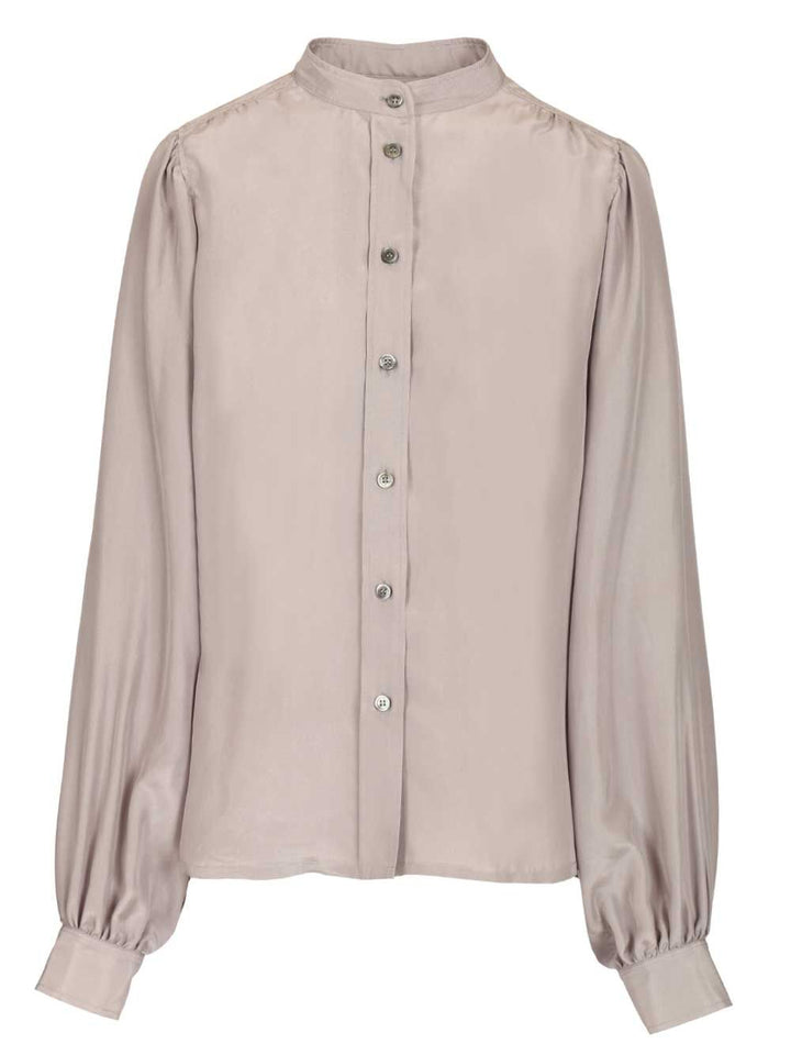 Grifoni Silk Shirt Shirts - Grey | 21de821f5bdccfa965e6e12c23840c74d5ef13df