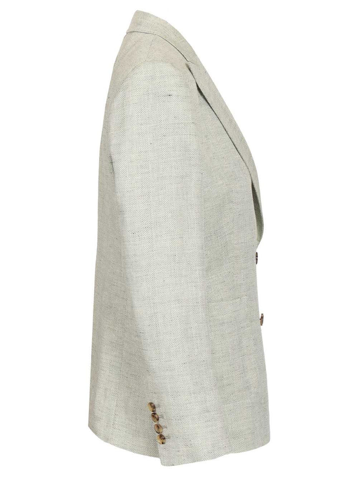Latorre Double-Breasted Blazer Jackets - Grey | 0dd7f0cb0aae758bd6faae7a6d319125faa632dc