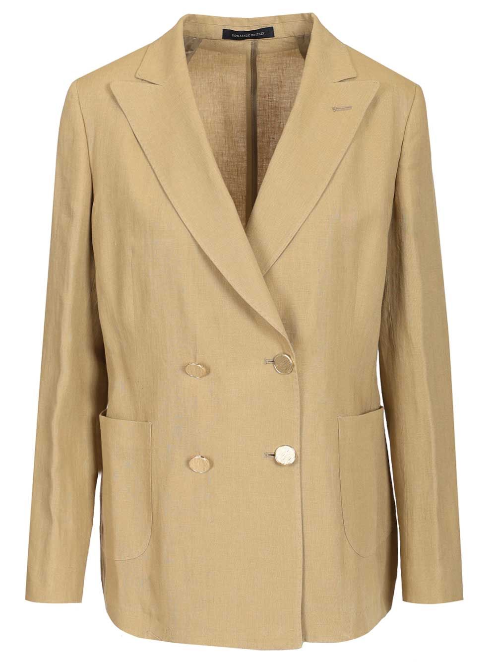 Latorre Linen Blazer Jackets - Beige | 500c93c9ad6ef151d71755fab3fbbfa41c7ffd9b