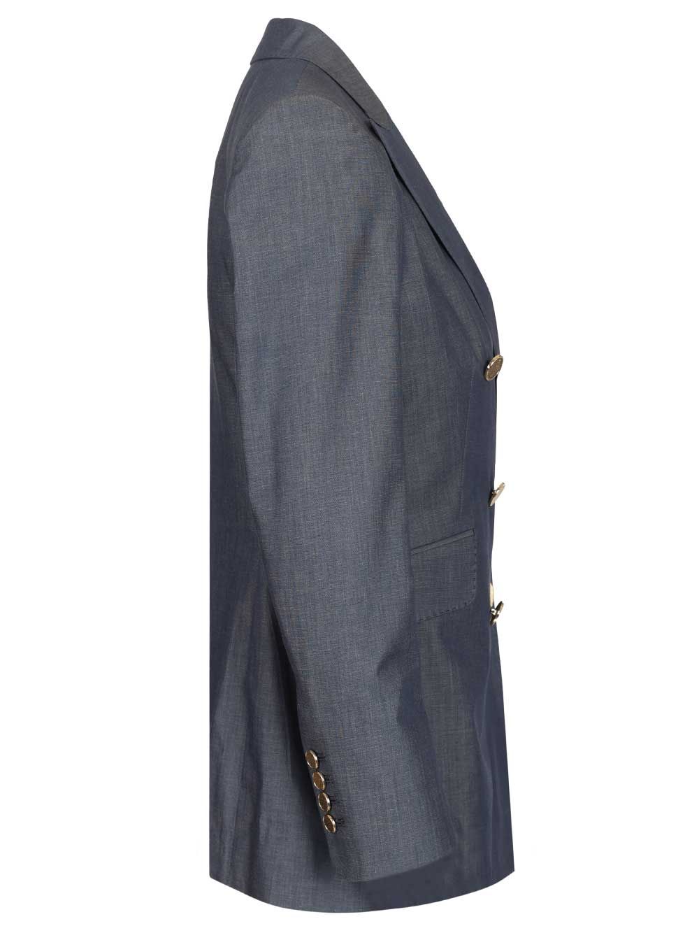 Latorre Double-Breasted Blazer Jackets - Blue | 44fdc1226f041100a7eca4d1bd4ebaa92c6790de