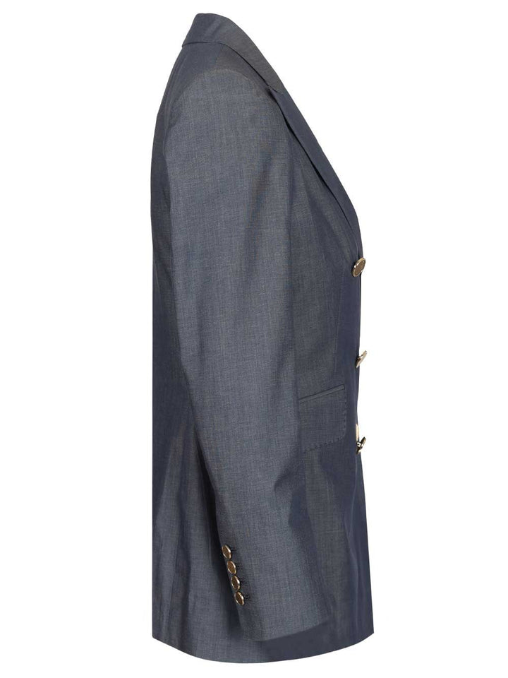 Latorre Double-Breasted Blazer Jackets - Blue | 44fdc1226f041100a7eca4d1bd4ebaa92c6790de