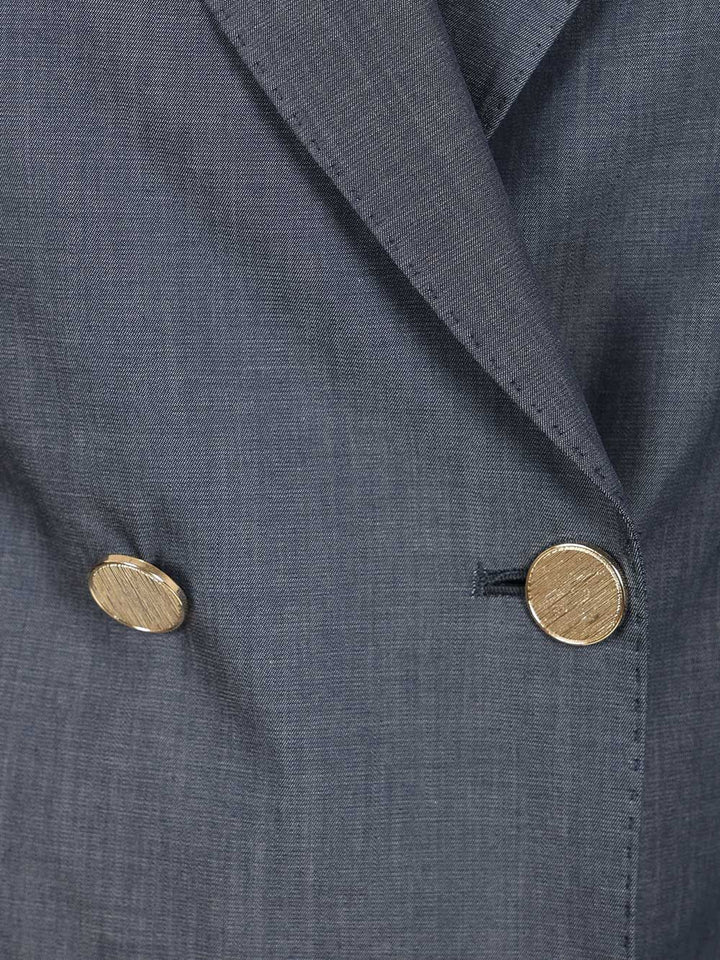 Latorre Double-Breasted Blazer Jackets - Blue | a5f06565bca11a6311b07c43d818fd20f2c334d2