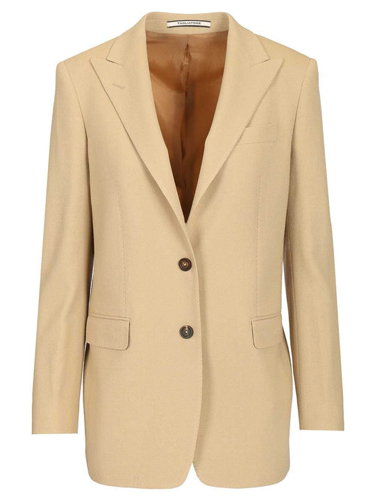 Wool Blazer Jackets Beige