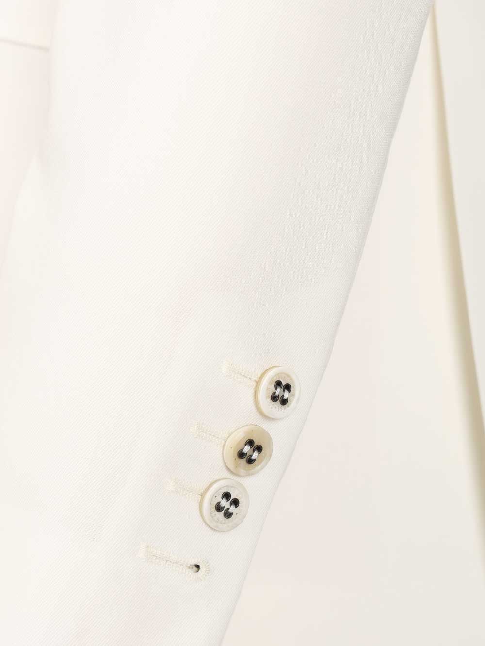 Golden Goose Deluxe Brand Double-Breasted Blazer Jackets - White | b000ee9e8807f71c14dfc9c2d443fc4bc6a33183