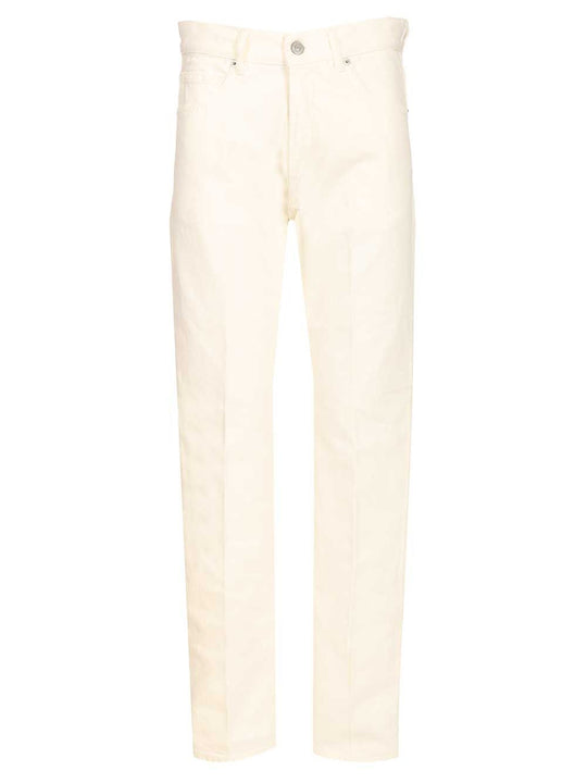 Five-Pocket Trousers White