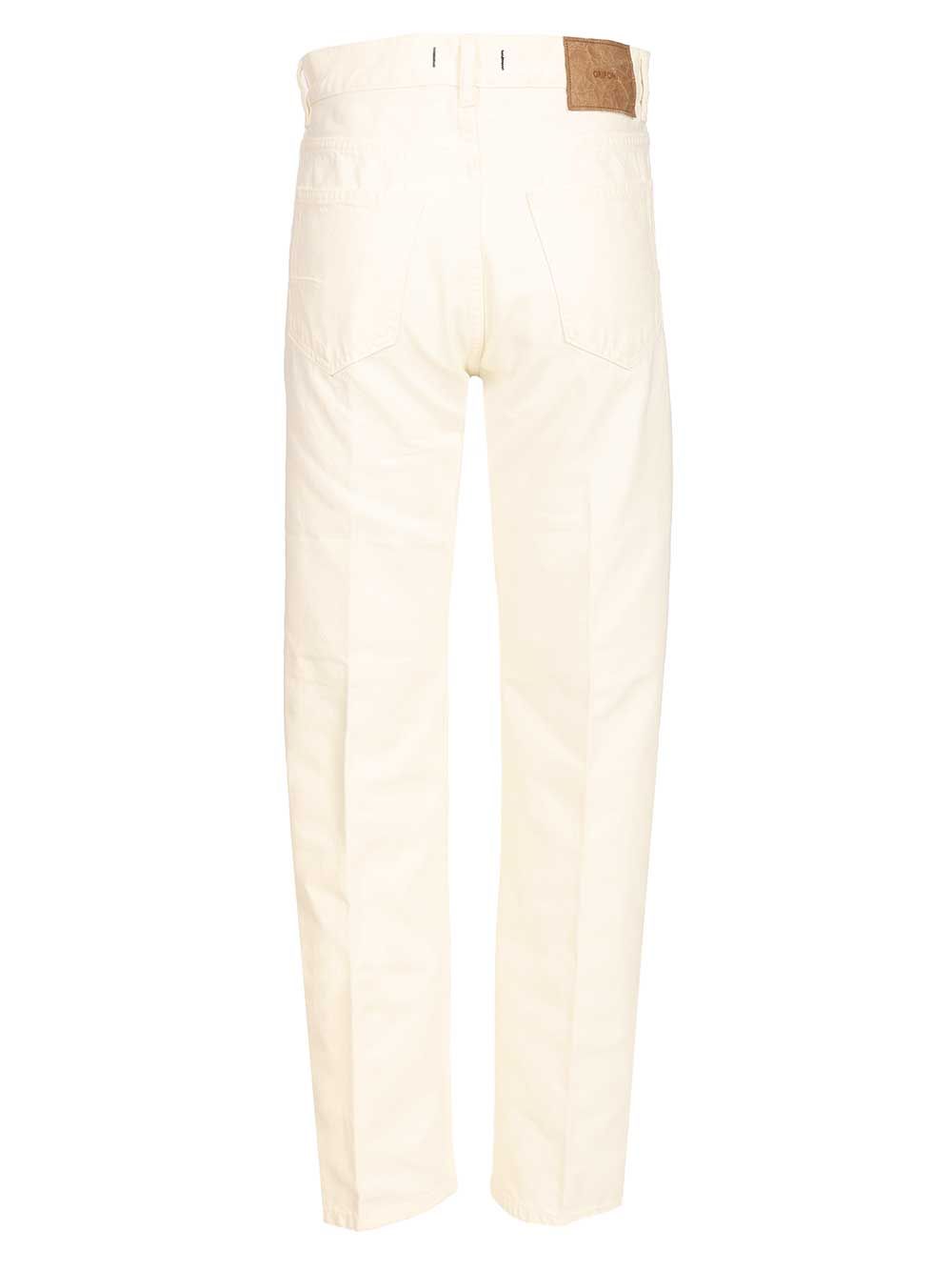 Grifoni Five-Pocket Trousers - White | 5fe0886971b6f889b345551a5b76300df3462ca6