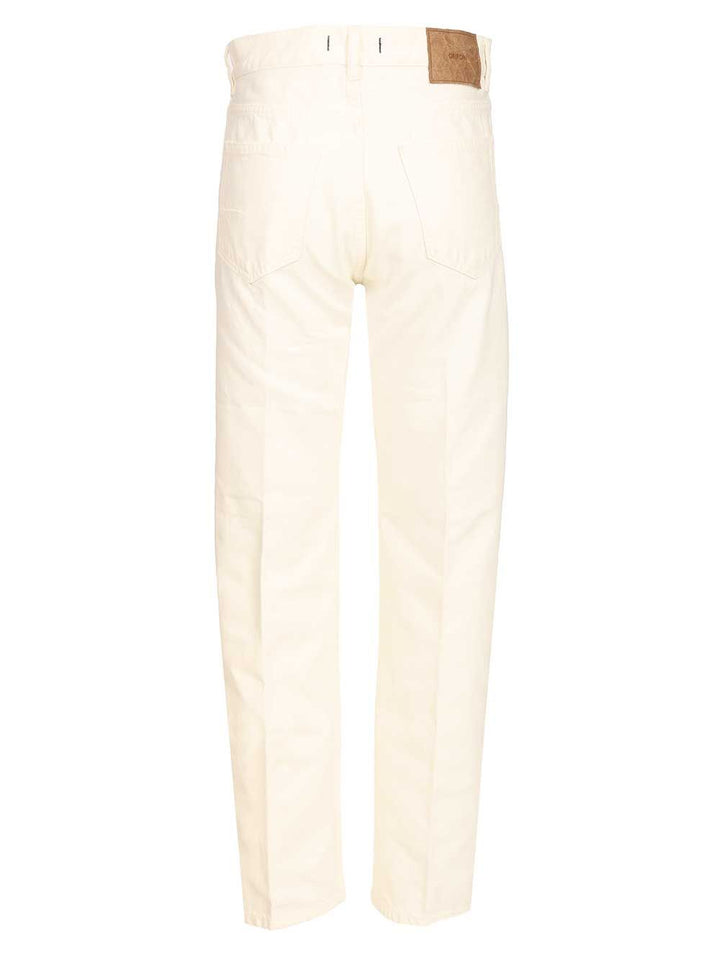 Grifoni Five-Pocket Trousers - White | 5fe0886971b6f889b345551a5b76300df3462ca6