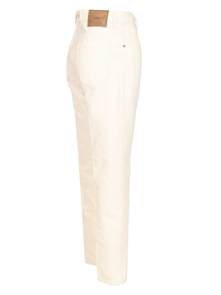 Grifoni Five-Pocket Trousers - White | 44c030816f9a265085dc77384144d768a1becd03