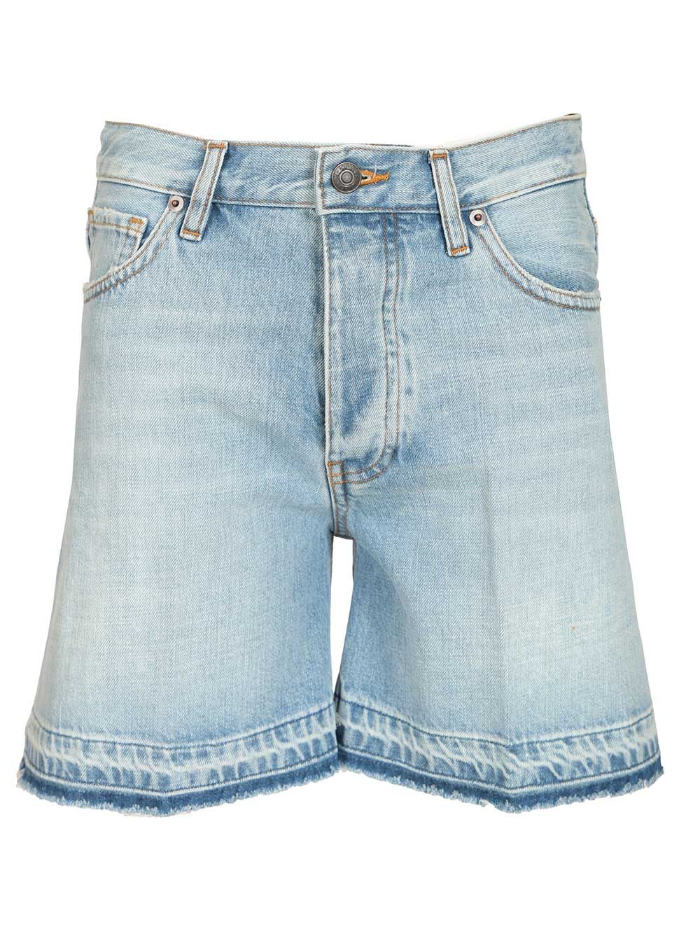 Grifoni Denim Shorts Trousers - Light blue | 5f27e2e9ef7b130f4aa21d7ae9f0ff71184e2390