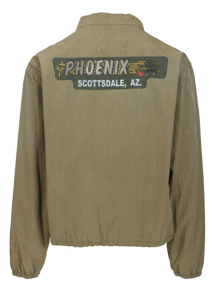 Maison Margiela Sports Jacket Jackets - Green | 5c381b6e0bcfe185fceb49900da9c31cfc6a7ba1
