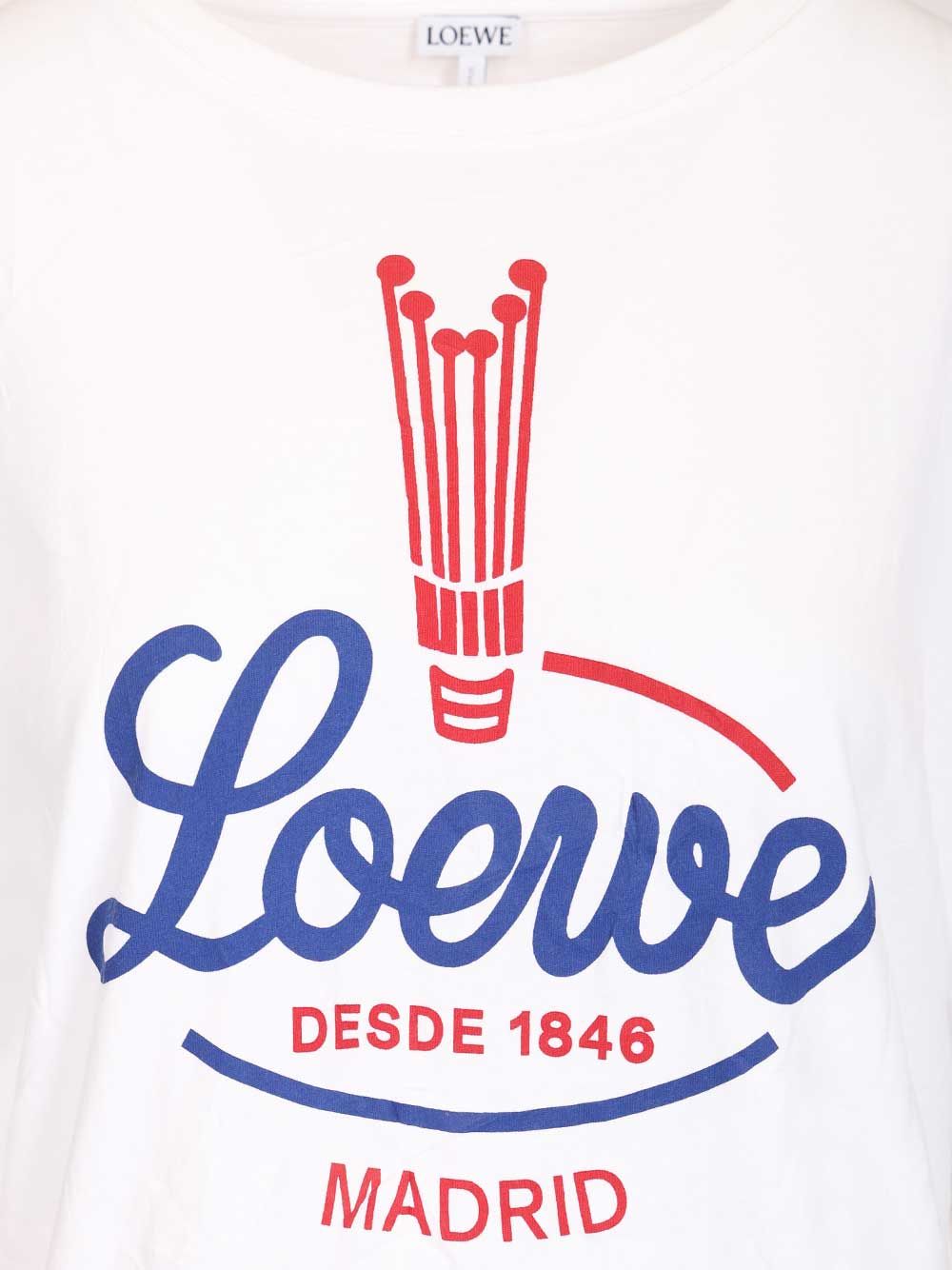 Loewe Cotton Blend T-Shirt - White | 21fb46b9dd4b923ef0096d1ecfd77e22de00a04b
