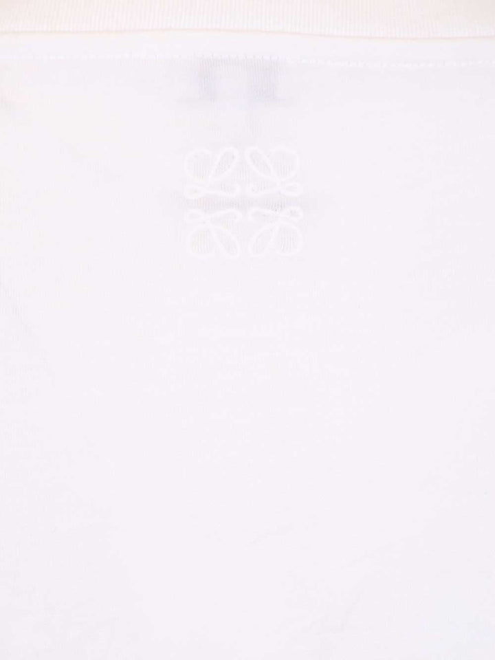 Loewe Cotton Blend T-Shirt - White | e921656d010fdb1d58be2c91610733c421385fbb
