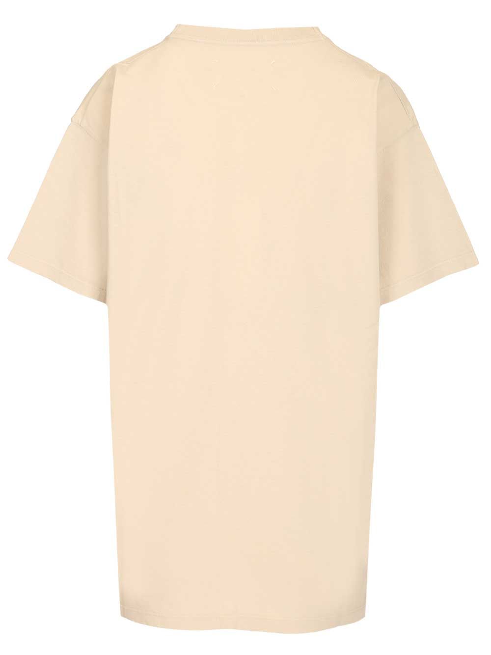 Maison Margiela Numeric T-Shirt - Beige | e8257c1d82a1511a177352f247e8125e043d5ff3