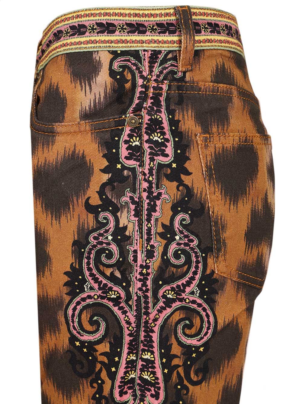 Etro Animalier Jean Jeans - Animalier | b1f3131753828ea56637f53f96fd9b813f04db9e