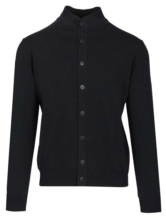 Cotton Cardigan Knitwear Blue