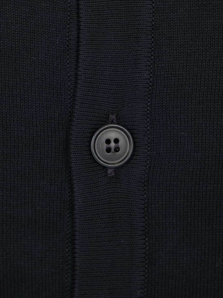 Al Duca D'Aosta Cotton Cardigan Knitwear - Blue | e01b144e12597a8d58e71c2a63fddfb94f5a2e8d