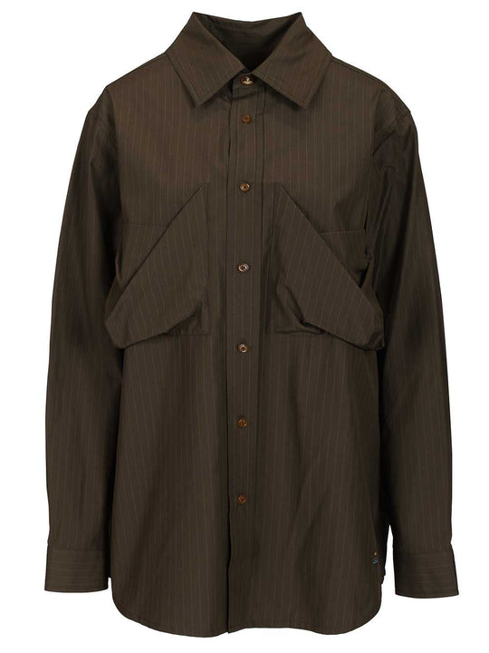 Achilles Overshirt Shirts Brown