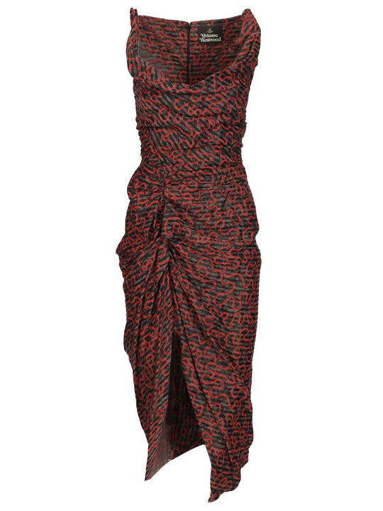 Panther Sleeveless Dress Dresses Multicolor