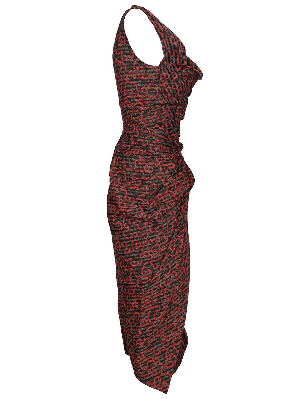 Vivienne Westwood Panther Sleeveless Dress Dresses - Multicolor | 8ad8ae06a3d2eb89002d35845f2b5e3c261f302e