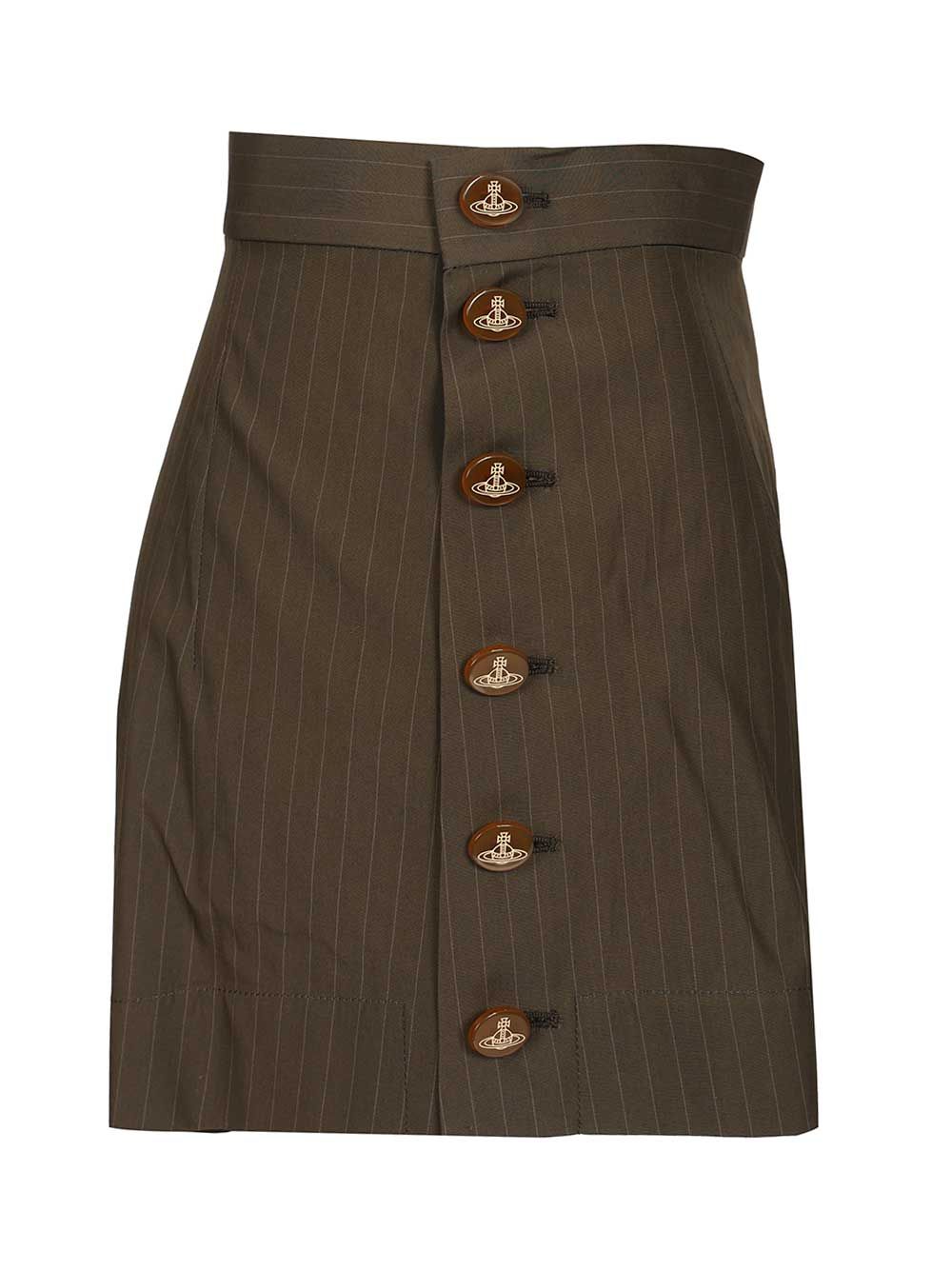 Vivienne Westwood Elle Button Shorts Trousers - Green | 8ac44fedb3bc94edeb135212e1d39d5c6ef60016
