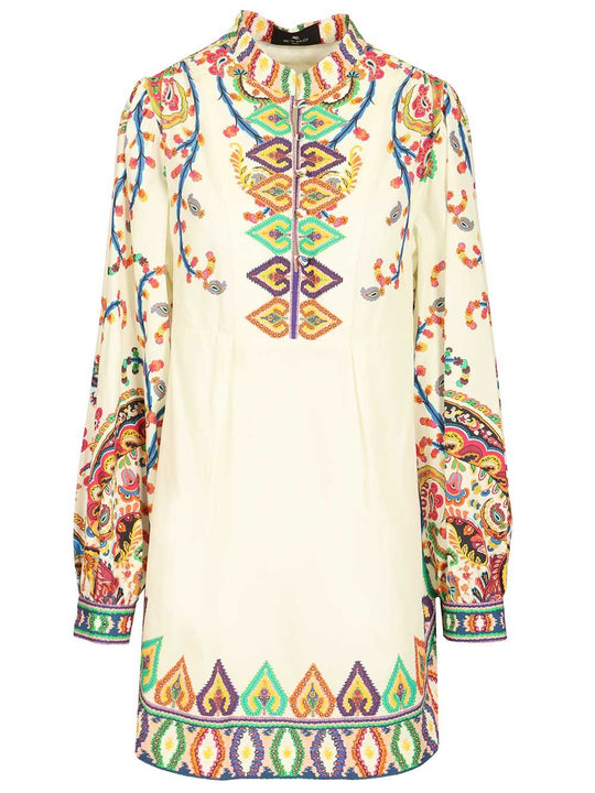 Mini Dress Shirts White