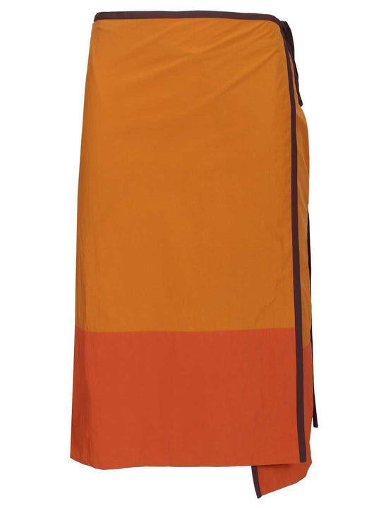 Nylon Pencil Skirt Skirts Multicolor