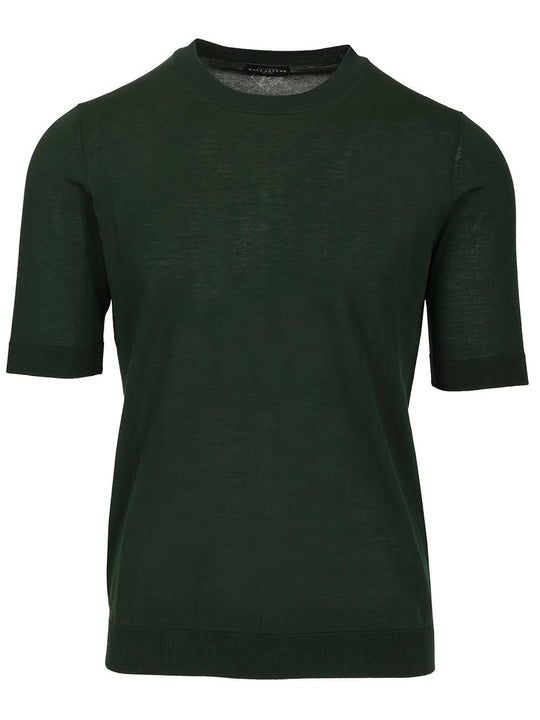 Slim Fit T-Shirt Knitwear Green