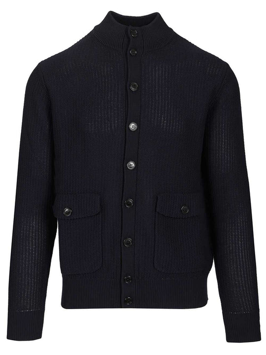 Valstarino Jacket Knitwear Blue