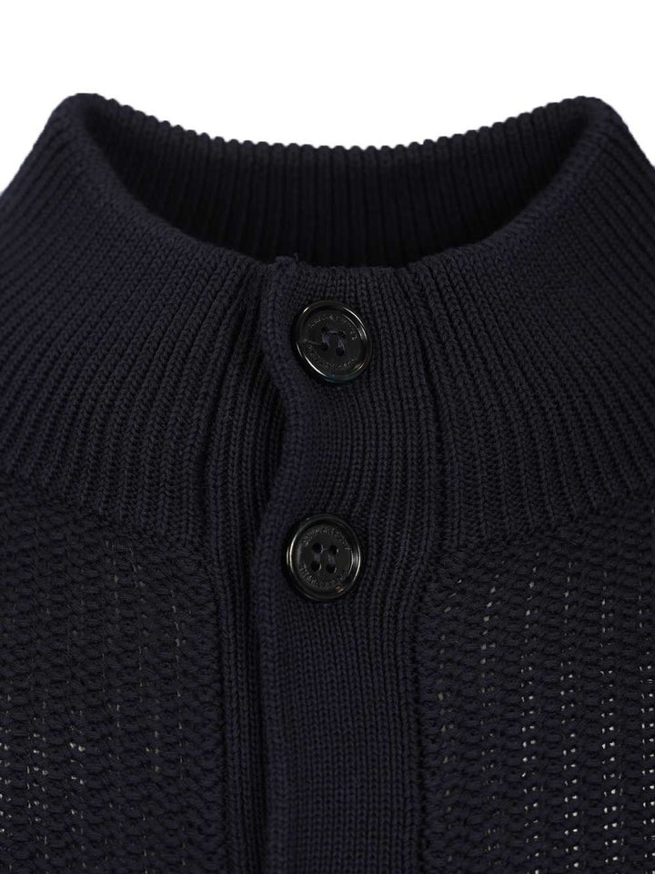 Ballantyne Valstarino Jacket Knitwear - Blue | 55a906c278913d5f137e8d6ed9eddd1470f5e67e