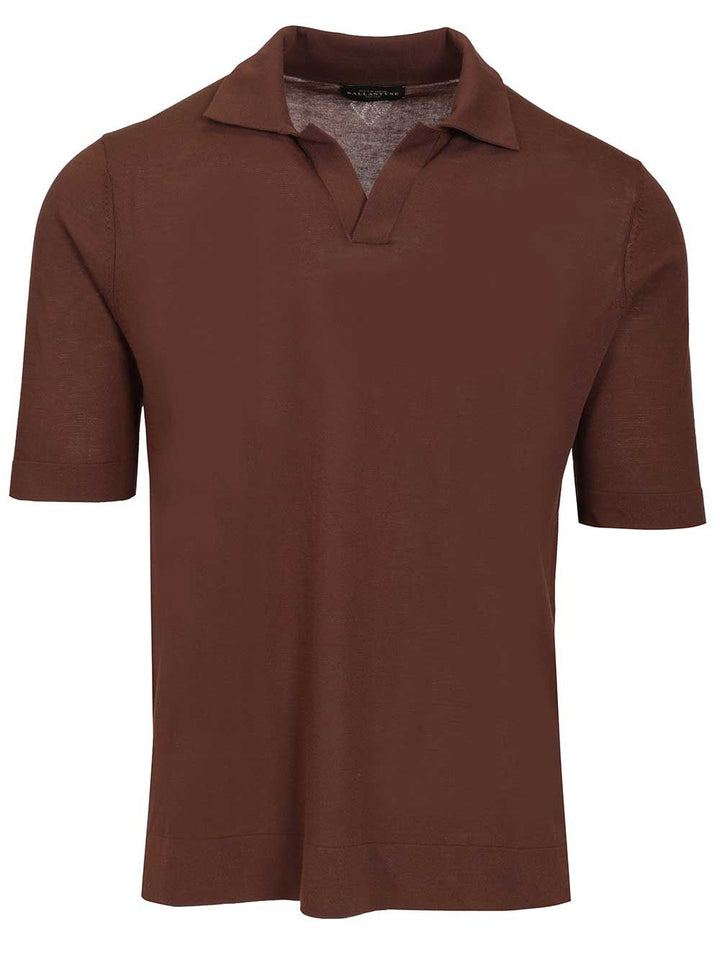 Ballantyne Slim Fit Polo shirt - Brown | ec0857a49d25c3f45caabaef440dbace9cd310a5