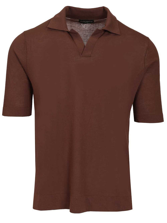 Slim Fit Polo Shirt Brown
