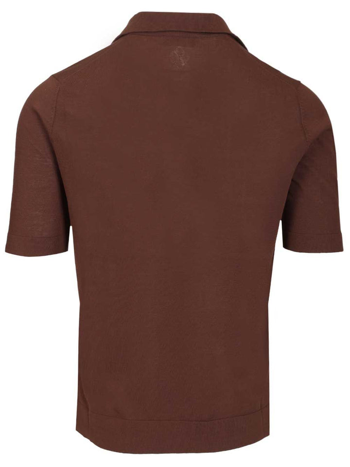 Ballantyne Slim Fit Polo shirt - Brown | 7783541443f53a515f76bac8076fa286001c9cad