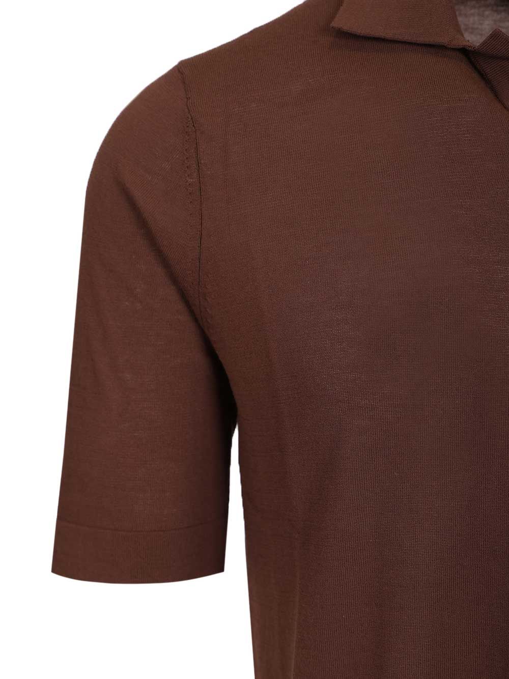 Ballantyne Slim Fit Polo shirt - Brown | 4b6059988de0d563401cf4d24845df9b37af98ec