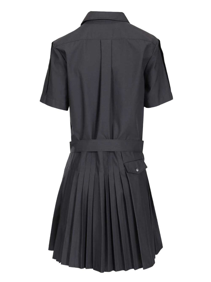 Loewe Pleated Dress Dresses - Blue | f4a57e1b44b958c893ea90f319d83c616109ae23