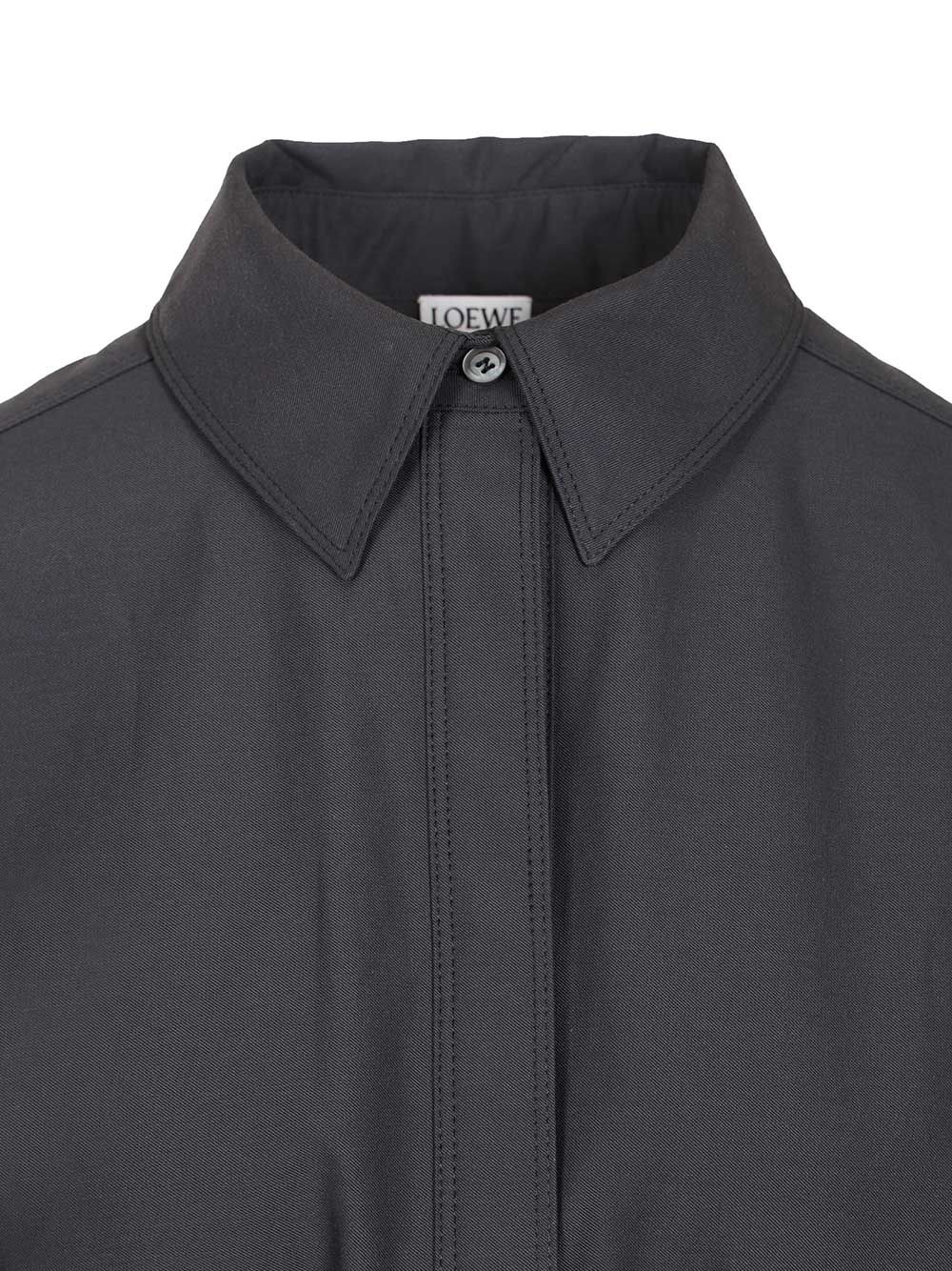 Loewe Pleated Dress Dresses - Blue | 3467dfe9cc0623413676e8bf5f9ec36b8f84e56e