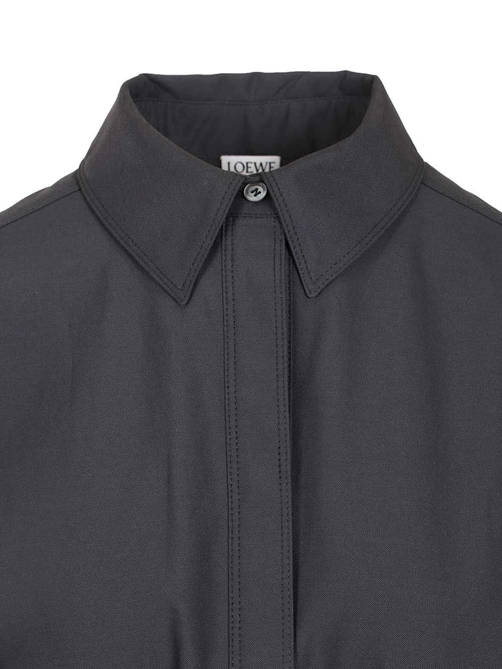 Loewe Pleated Dress Dresses - Blue | 3467dfe9cc0623413676e8bf5f9ec36b8f84e56e