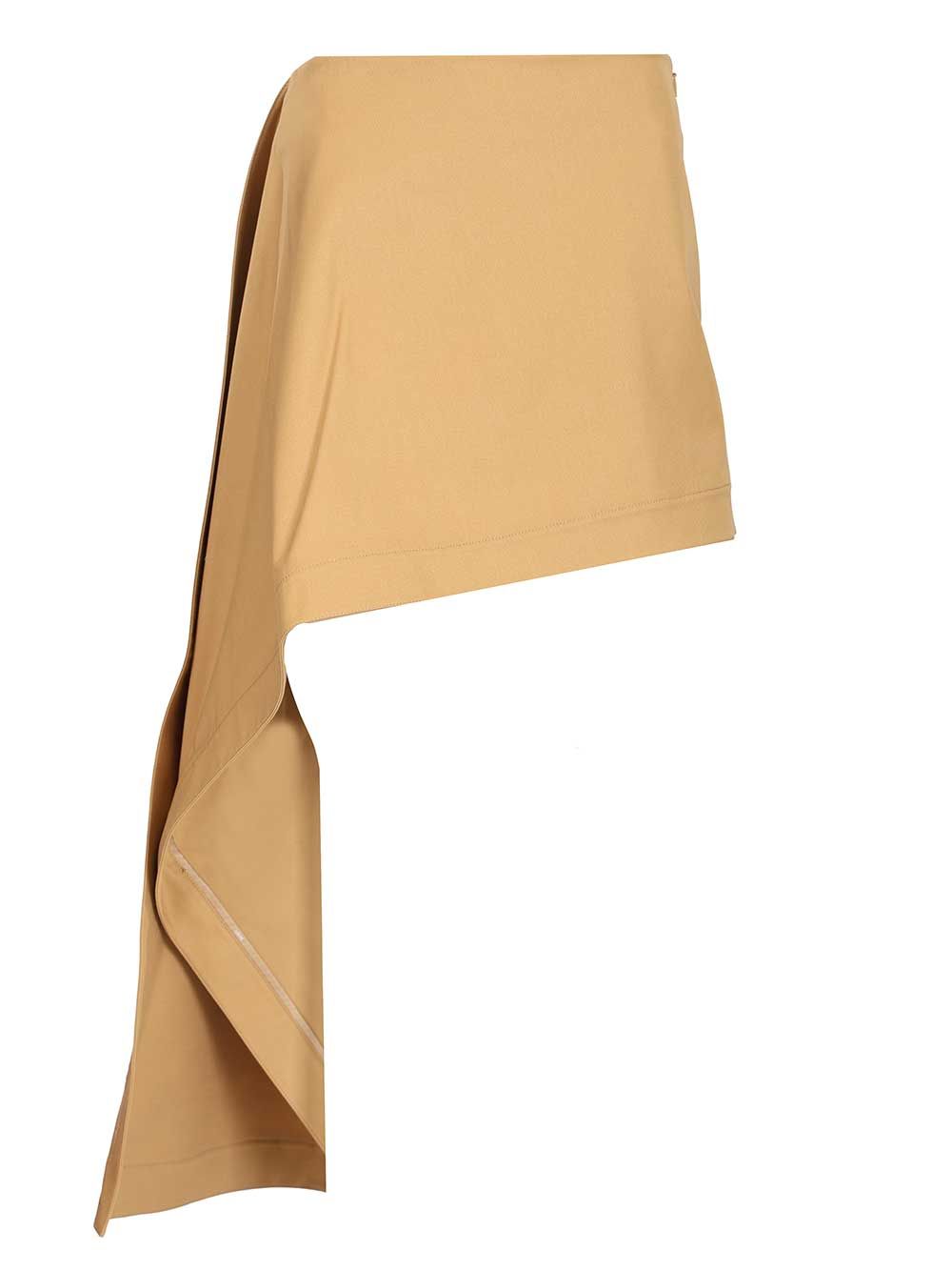 Loewe Cotton And Silk Skirt Skirts - Beige | 8ce197ba5cbff745156dc3d68492c3af2977e6b5