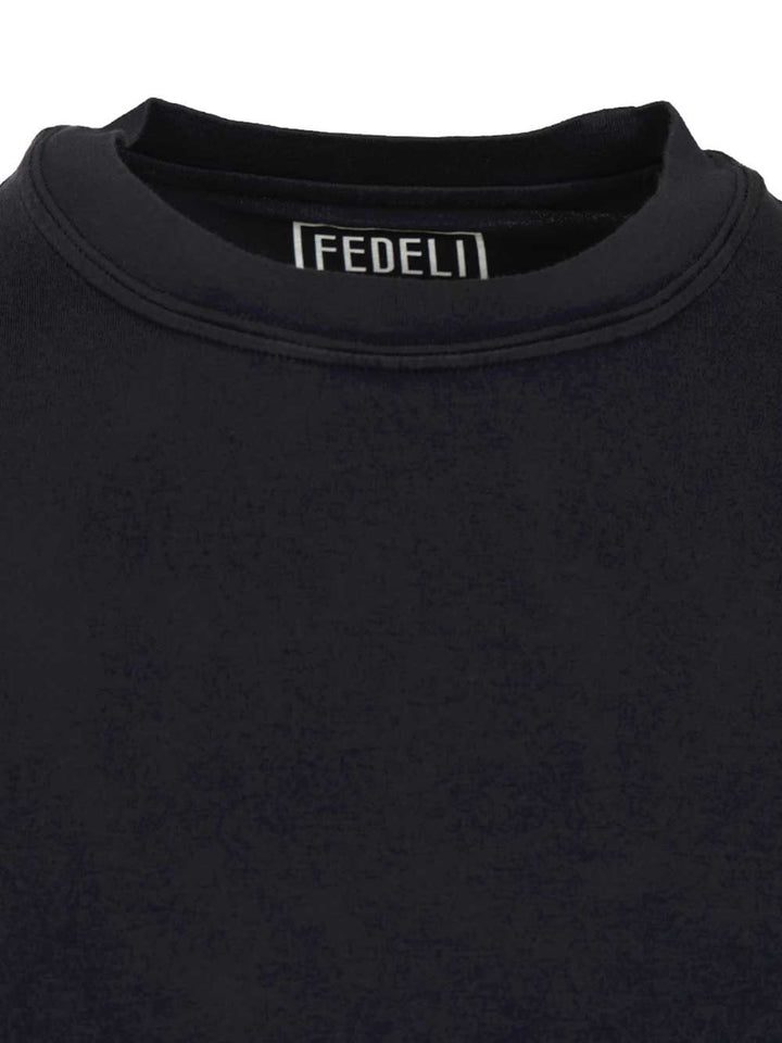 Fedeli Stretch T-Shirt - Blue | 5cafc9cbbb1489d9f14f56e7d68f0976e4cb698d