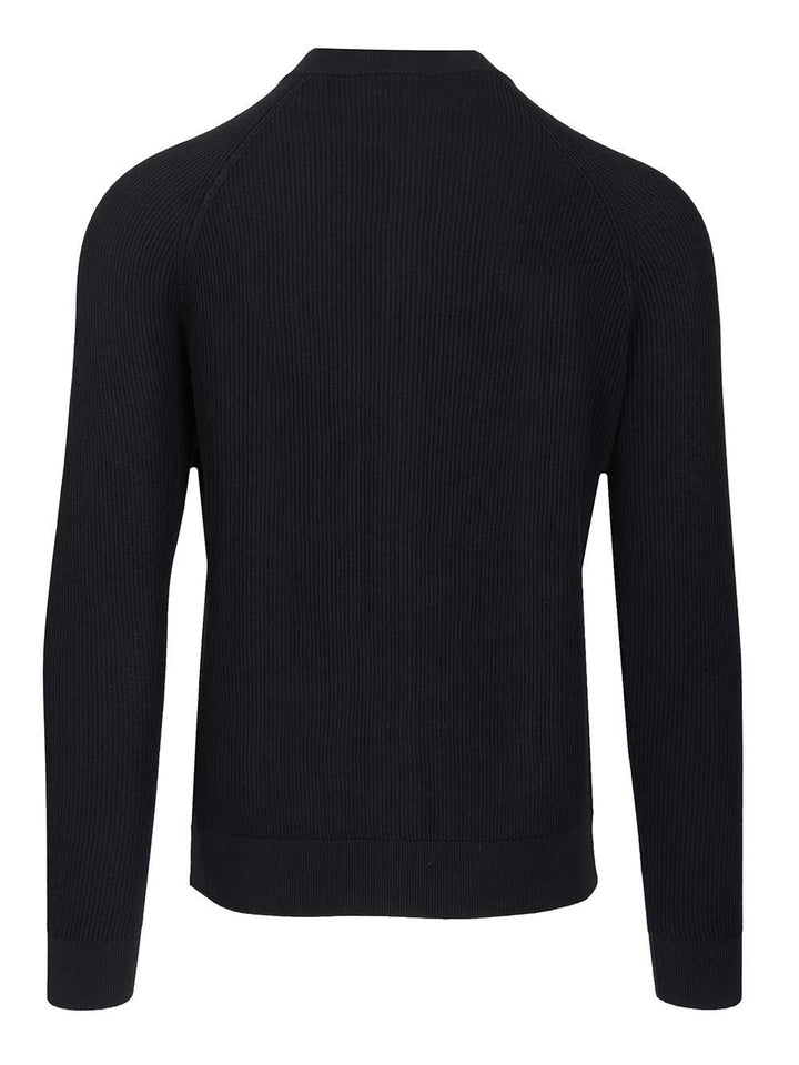 Fedeli Cotton Cardigan Knitwear - Blue | d60530d2fe6569ec6df87981895cd9c360f278bb