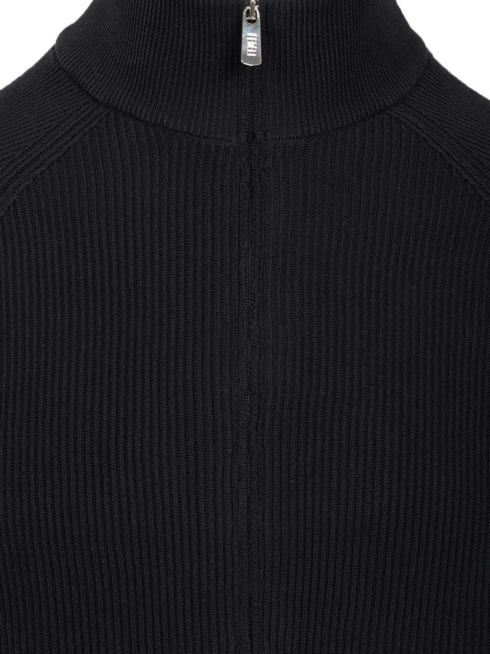 Fedeli Cotton Cardigan Knitwear - Blue | b5a72ad5b5f2a65e7d64a7d5acb7284b88cac741