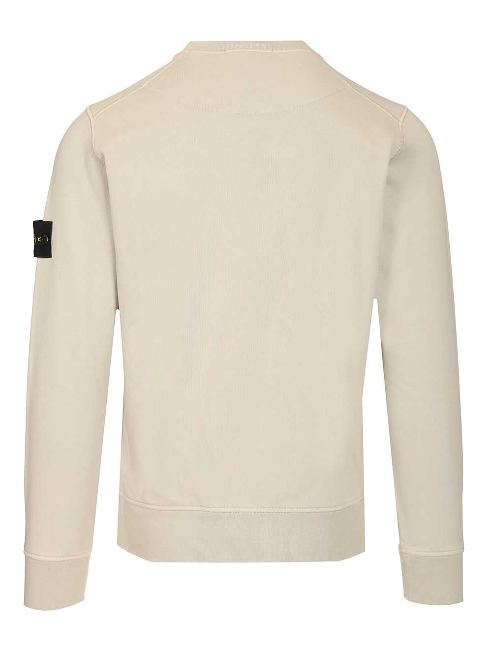 Stone Island Organic Cotton Sweatshirt Sweatshirts - Grey | 4eba4e741b8f0303e9713007d00dd90f1c8f7e52