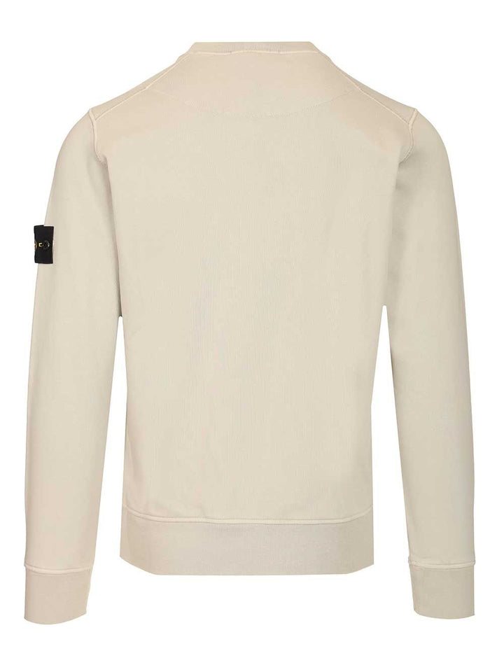 Stone Island Organic Cotton Sweatshirt Sweatshirts - Grey | 4eba4e741b8f0303e9713007d00dd90f1c8f7e52